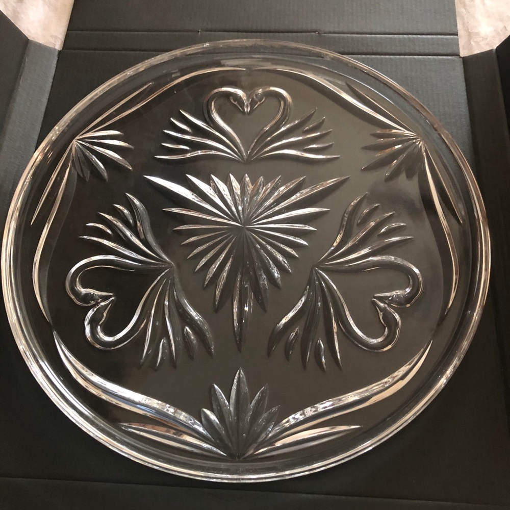 Waterford Crystal Wedding Collection 12”Cake Plate